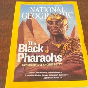 National Geographic Magazine - The Black Pharaohs, February 2008 issue